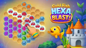 Gold Fish Hexa Blast! screenshot 6