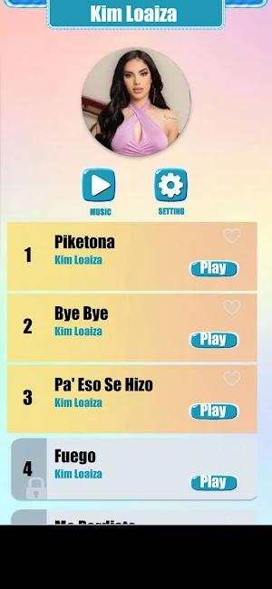 Kim Loaiza Music Tiles Game Screenshot 0