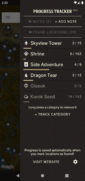 MapGenie: TOTK Map Screenshot 3