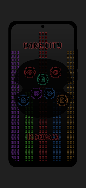 Dark City Icon Pack Screenshot 3