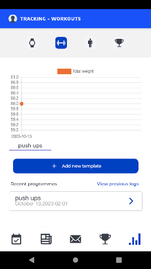 Peak Fitness Screenshot 2