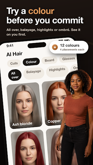 AI Hair: Hairstyle Try-On Screenshot 2