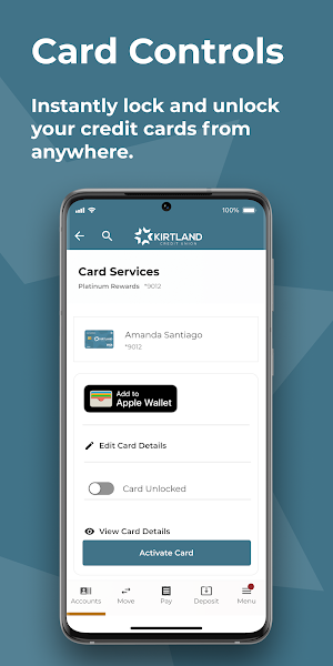 Kirtland CU Mobile Banking Screenshot 3