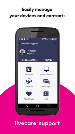Livecare Support Mobile Screenshot 1