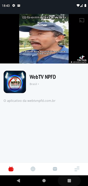 WebTV NPFD Screenshot 0