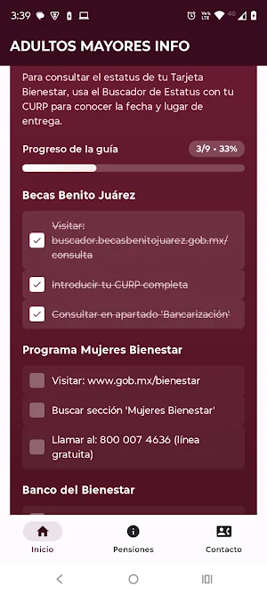 Adultos Mayores Calendario Screenshot 3