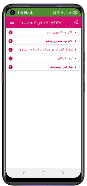 Qanooncha  قانونچہ کامروی Screenshot 0