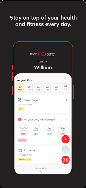 RARE BREED FITNESS Screenshot 1