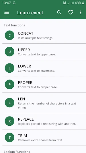 Excel formulas and functions Screenshot 3