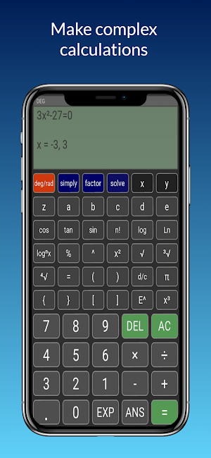 Equation Calculator PRO Screenshot 0
