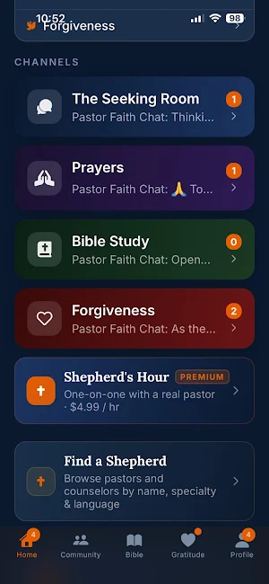 MyBibleChat: Prayer & Pastors Screenshot 1