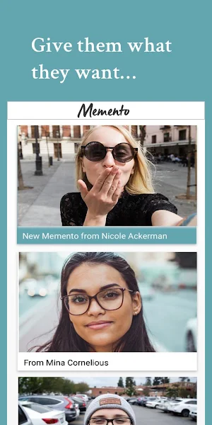 Memento: Personal Cash Gifts Screenshot 0