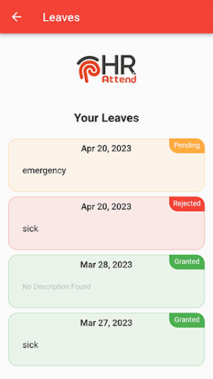HR Attend screenshot 6