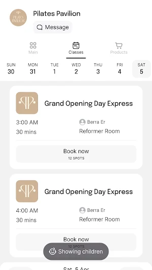 Pilates Pavilion Screenshot 3