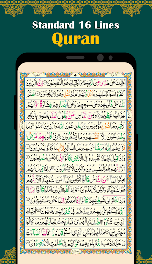 Tajweed Quran e Pak 16 Lines - Colour Coded Screenshot 3