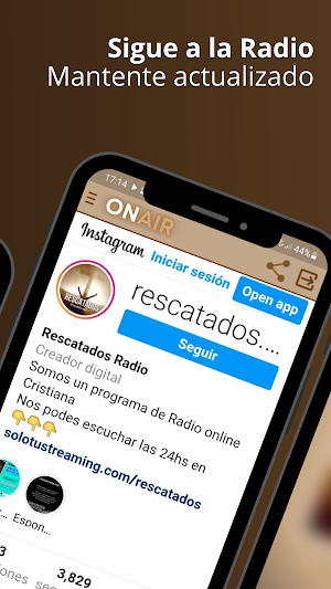 Rescatados Radio Online Screenshot 2