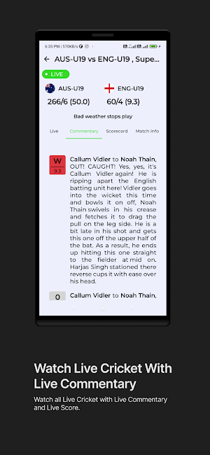 Cric Lion - Live Score App Screenshot 3
