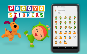 Pocoyo Stickers: Pegatinas para Whatsapp Screenshot 3