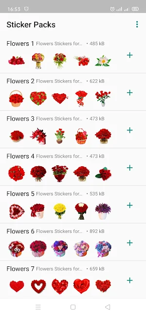 New WAStickerApps Flowers 🌹Roses Stickers 2021 Screenshot 3