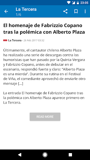 Chile News (Noticias) - Latest News Screenshot 2