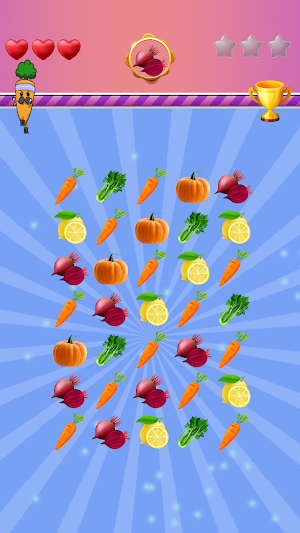 Veggies Crush Carrot Race Screenshot 1