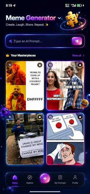 AI Meme Generator: Meme Mind Screenshot 3