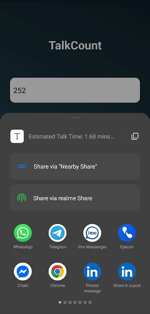 TalkCount Screenshot 3