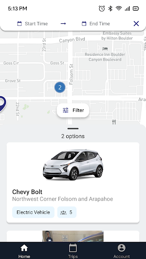 Colorado CarShare Screenshot 2