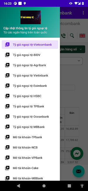 Tỷ giá ngoại tệ hàng ngày Screenshot 0