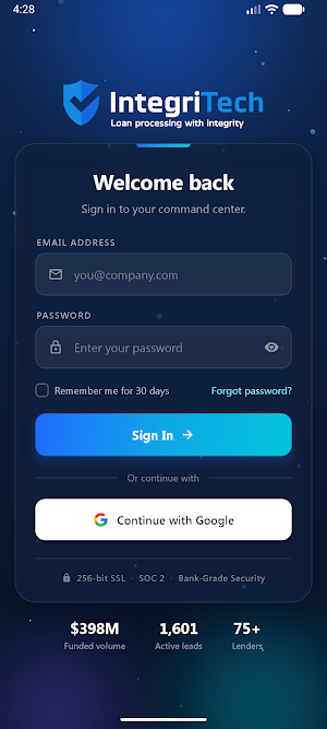 IntegriTech Screenshot 1