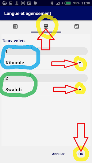 Kihunde Swahili Français Engl Screenshot 3