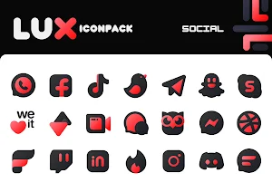 Lux Red IconPack Screenshot 3
