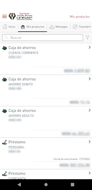 CajaJMMercado Screenshot 2