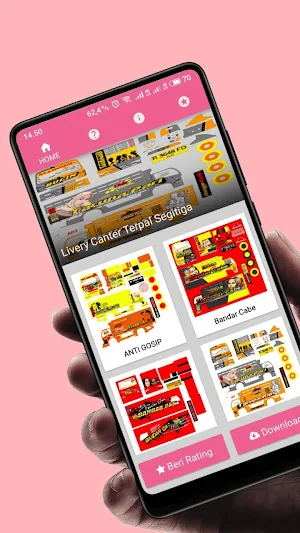 Livery Truck Canter Terpal Segitiga Screenshot 1