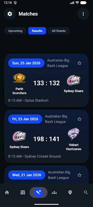 Cricket Live TV HD Streaming Screenshot 1