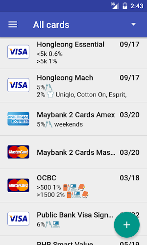 Credit Card Manager Pro Screenshot 0
