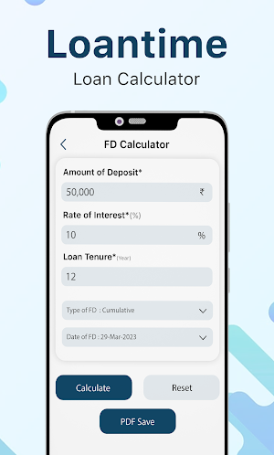 Loantime - EMI Loan Calculator Screenshot 3