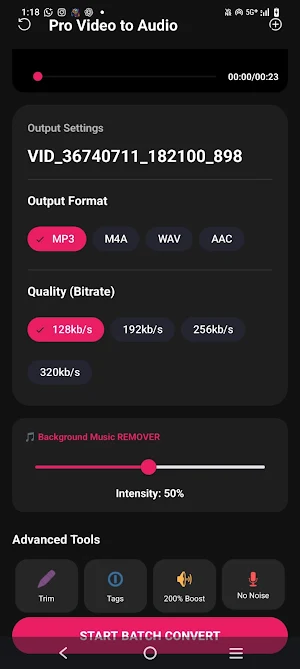 MP3 Converter - Video to MP3 Screenshot 2