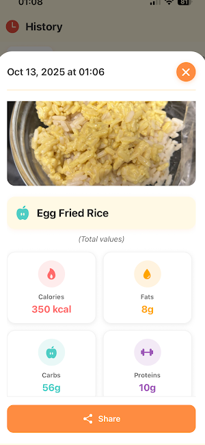 Food-ScanAI Screenshot 3