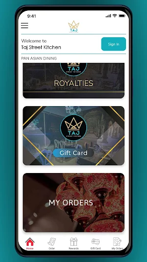 Taj Street Kitchen Screenshot 1
