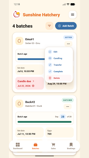 HatchTrackerPro Screenshot 1