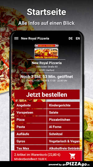 New Royal Pizzeria Herford Screenshot 1