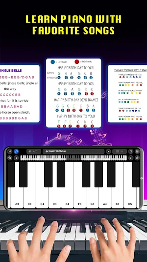 Learn Piano - Piano Keyboard Screenshot 1