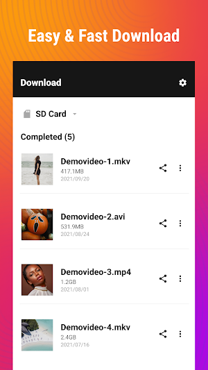 All Video Downloader & Saver Screenshot 2