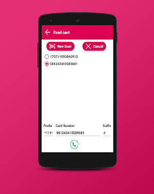 Read card mobile Recharge Screenshot 2