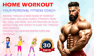 Home workouts fitness coach Screenshot 0