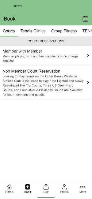 WestSide Athletic Club Screenshot 1