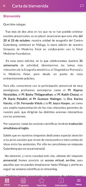 Simposio Medicina Fetal Screenshot 1