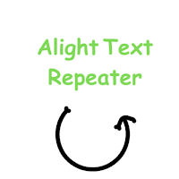 Alight Text Repeater