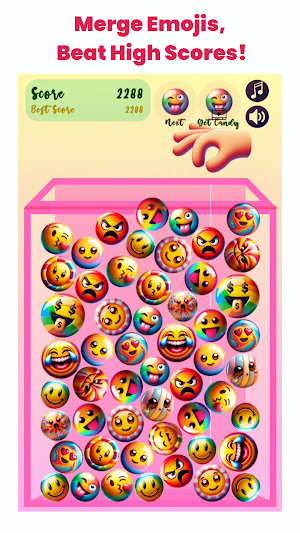 Emoji Merge: Candy Puzzle Game Screenshot 0